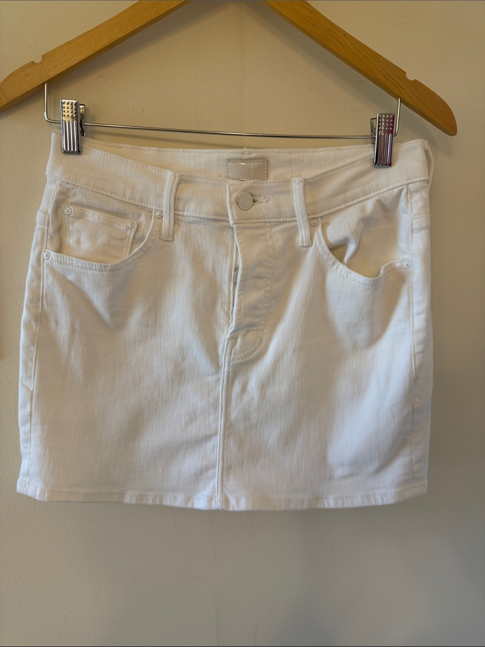 Mother “The Vagabond” mini skirt